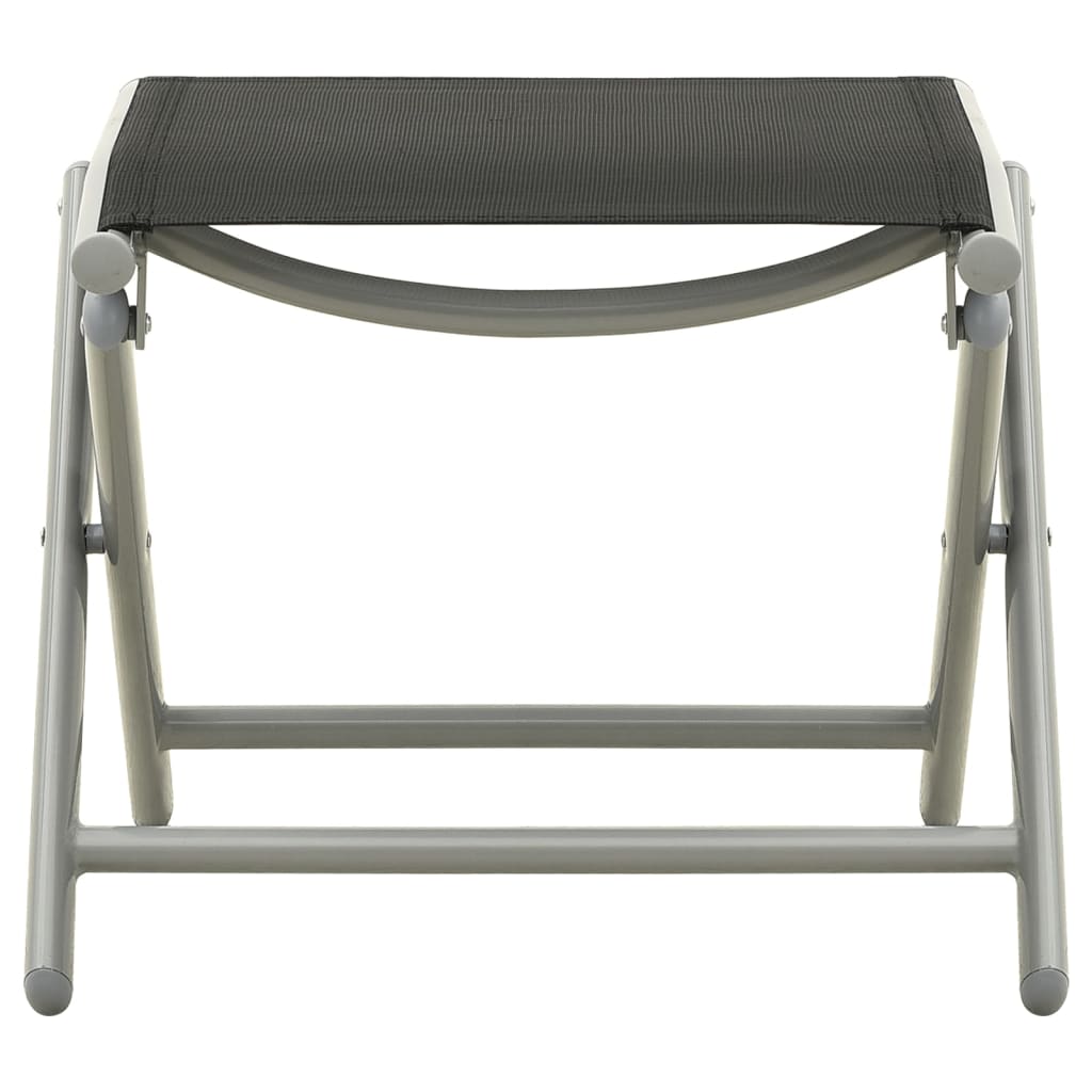 3-delige Loungeset textileen en aluminium zilverkleurig is nu te koop bij PeponiXL, paradijselijk wonen!