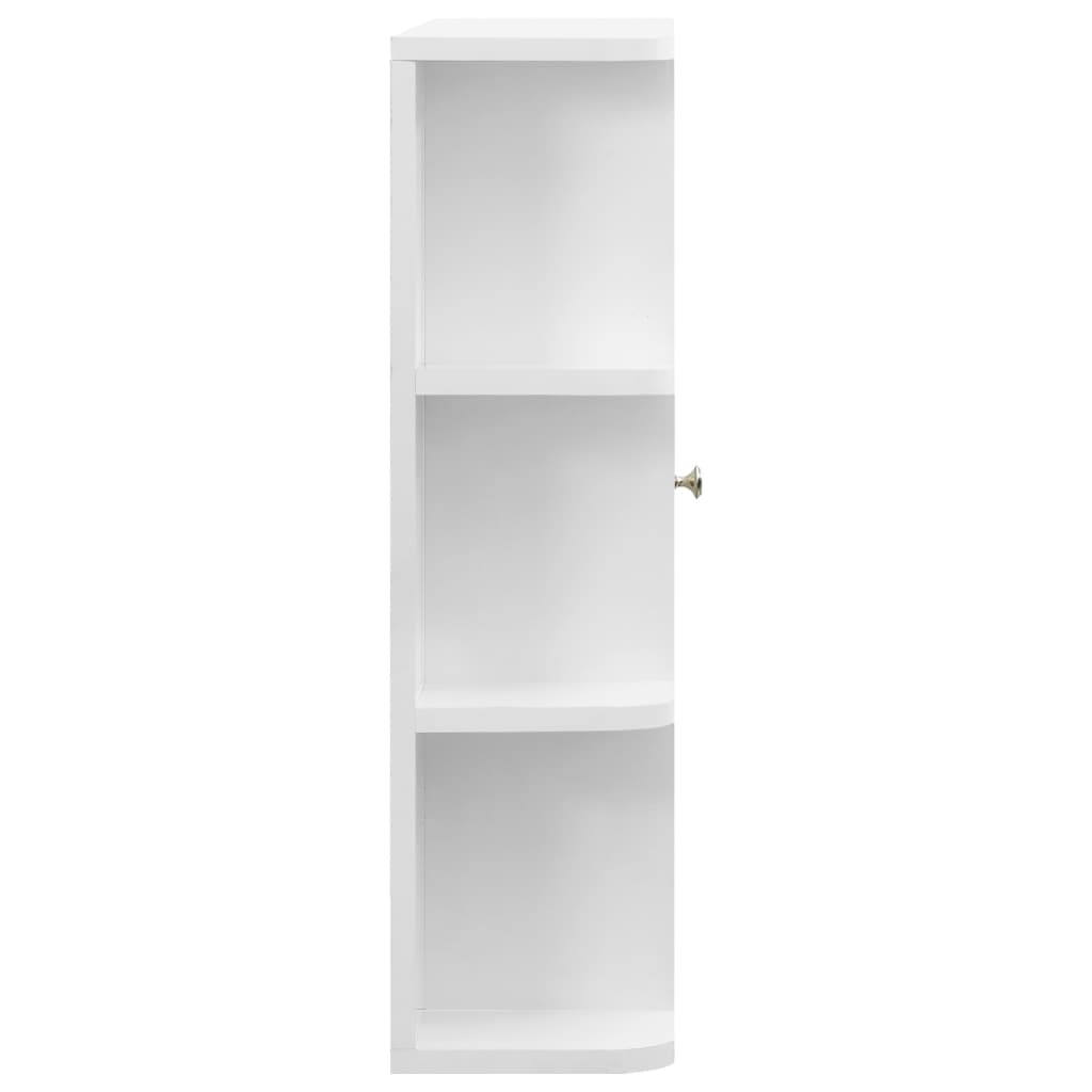 Badkamerspiegelkast 66x17x63 cm MDF wit is nu te koop bij PeponiXL, paradijselijk wonen!