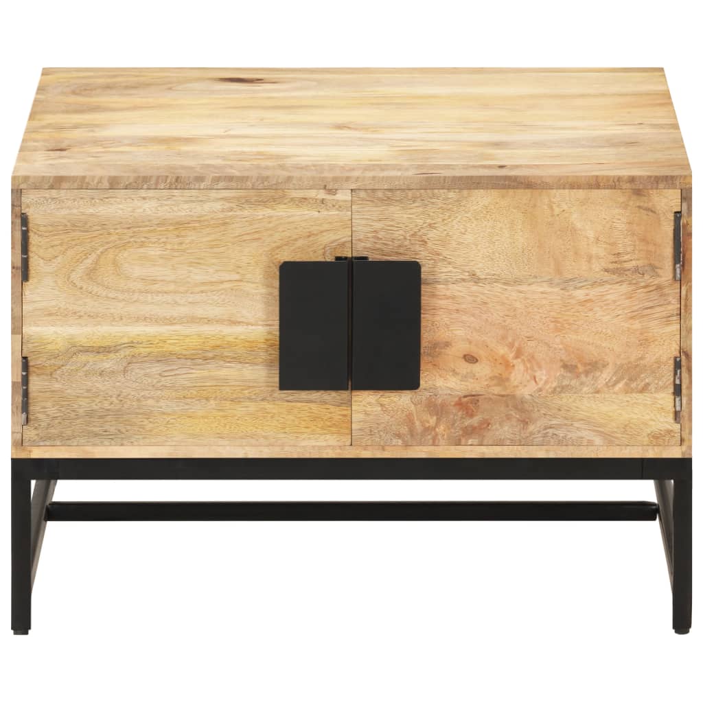 Salontafel 67x67x45 cm massief mangohout is nu te koop bij PeponiXL, paradijselijk wonen!