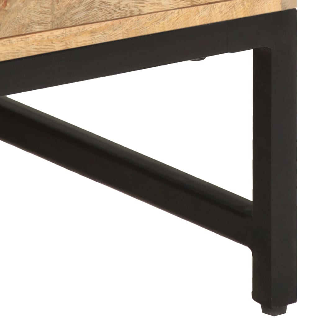 Salontafel 67x67x45 cm massief mangohout is nu te koop bij PeponiXL, paradijselijk wonen!