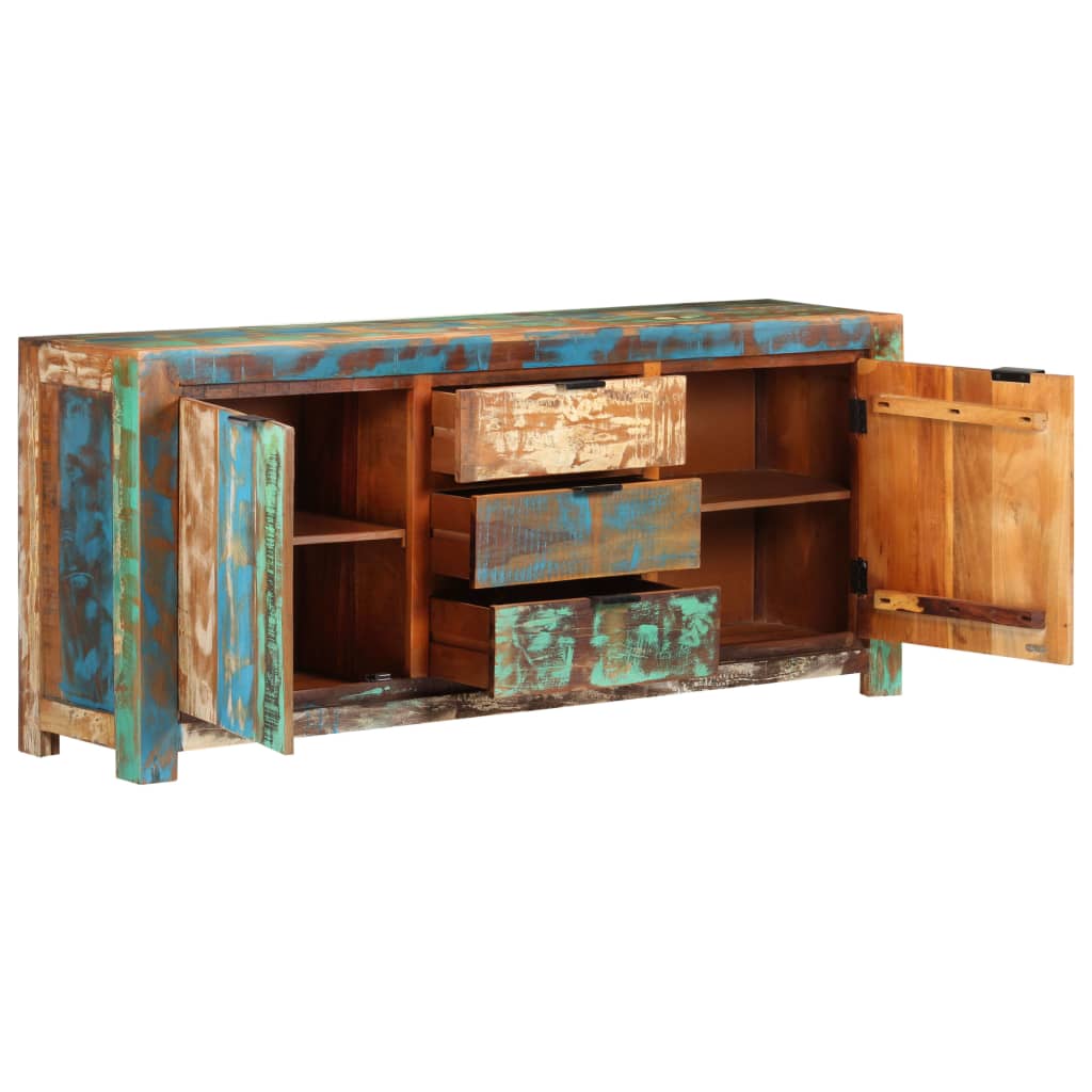Dressoir 175x40x75 cm massief gerecycled hout is nu te koop bij PeponiXL, paradijselijk wonen!