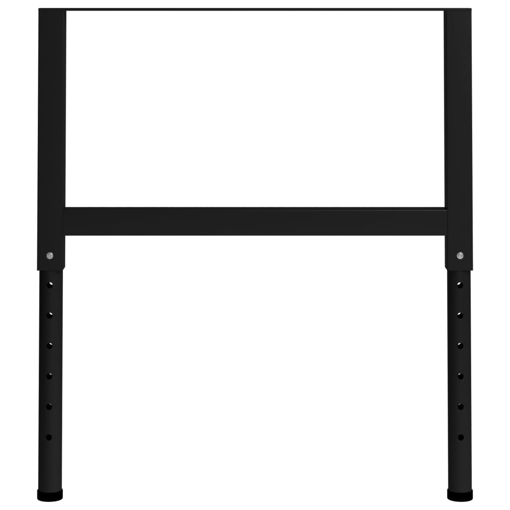 Werkbankframes verstelbaar 2 st 85x(69-95,5) cm metaal zwart is nu te koop bij PeponiXL, paradijselijk wonen!