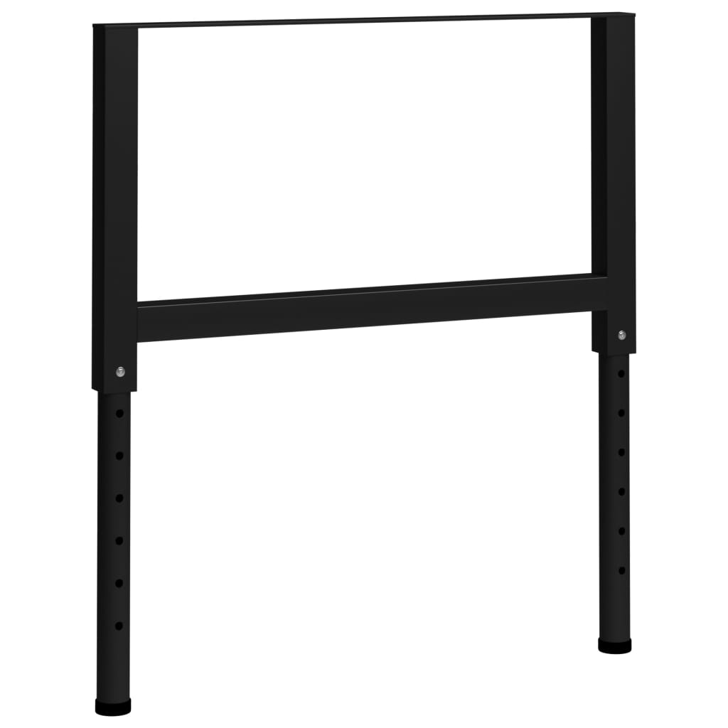 Werkbankframes verstelbaar 2 st 85x(69-95,5) cm metaal zwart is nu te koop bij PeponiXL, paradijselijk wonen!