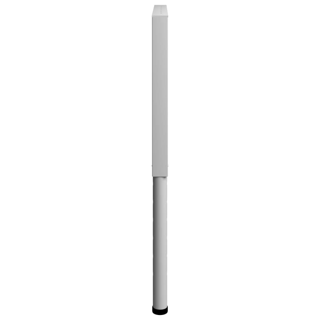 Werkbankframes verstelbaar 2 st 85x(69-95,5) cm metaal grijs is nu te koop bij PeponiXL, paradijselijk wonen!