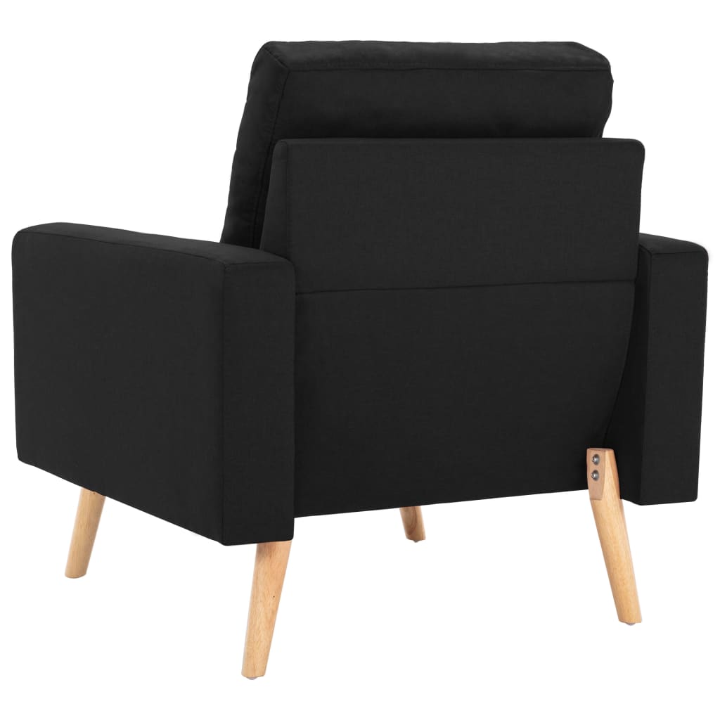 2-delig Bankstel stof zwart is nu te koop bij PeponiXL, paradijselijk wonen!