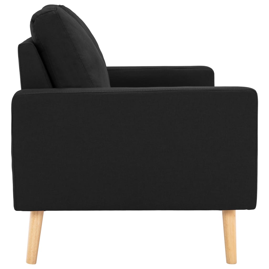 2-delig Bankstel stof zwart is nu te koop bij PeponiXL, paradijselijk wonen!
