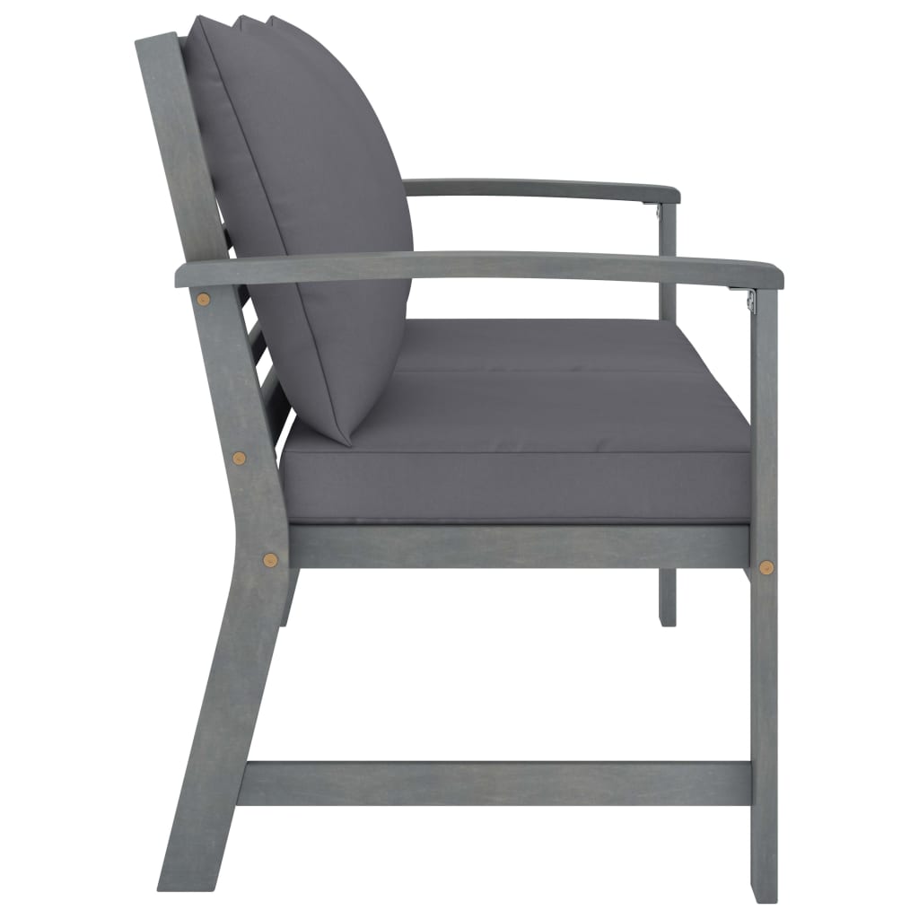 4-delige Loungeset met kussens massief acaciahout is nu te koop bij PeponiXL, paradijselijk wonen!
