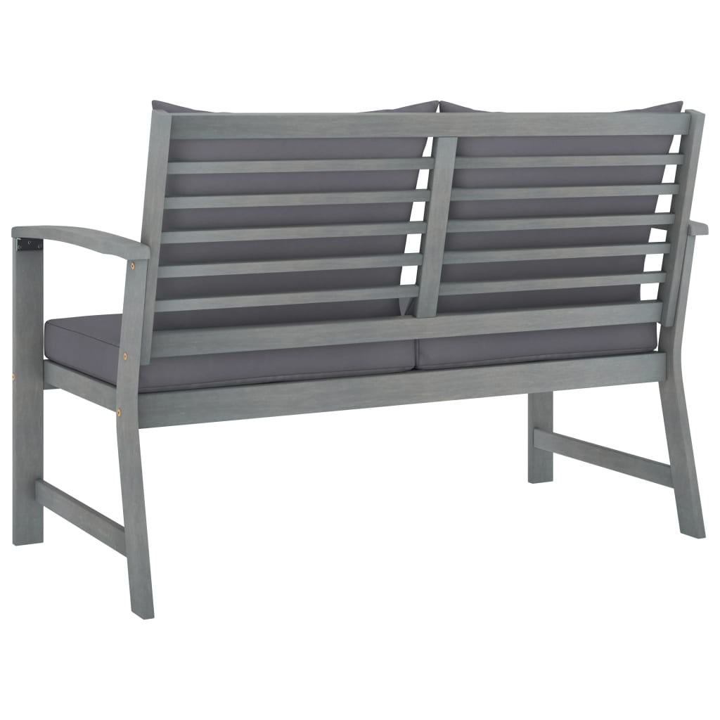 4-delige Loungeset met kussens massief acaciahout is nu te koop bij PeponiXL, paradijselijk wonen!