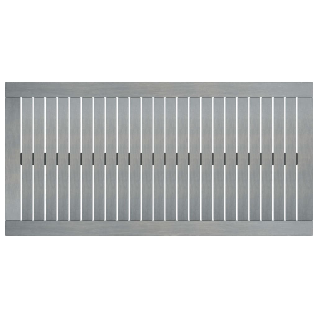 Salontafel 100x50x33 cm massief acaciahout grijs is nu te koop bij PeponiXL, paradijselijk wonen!