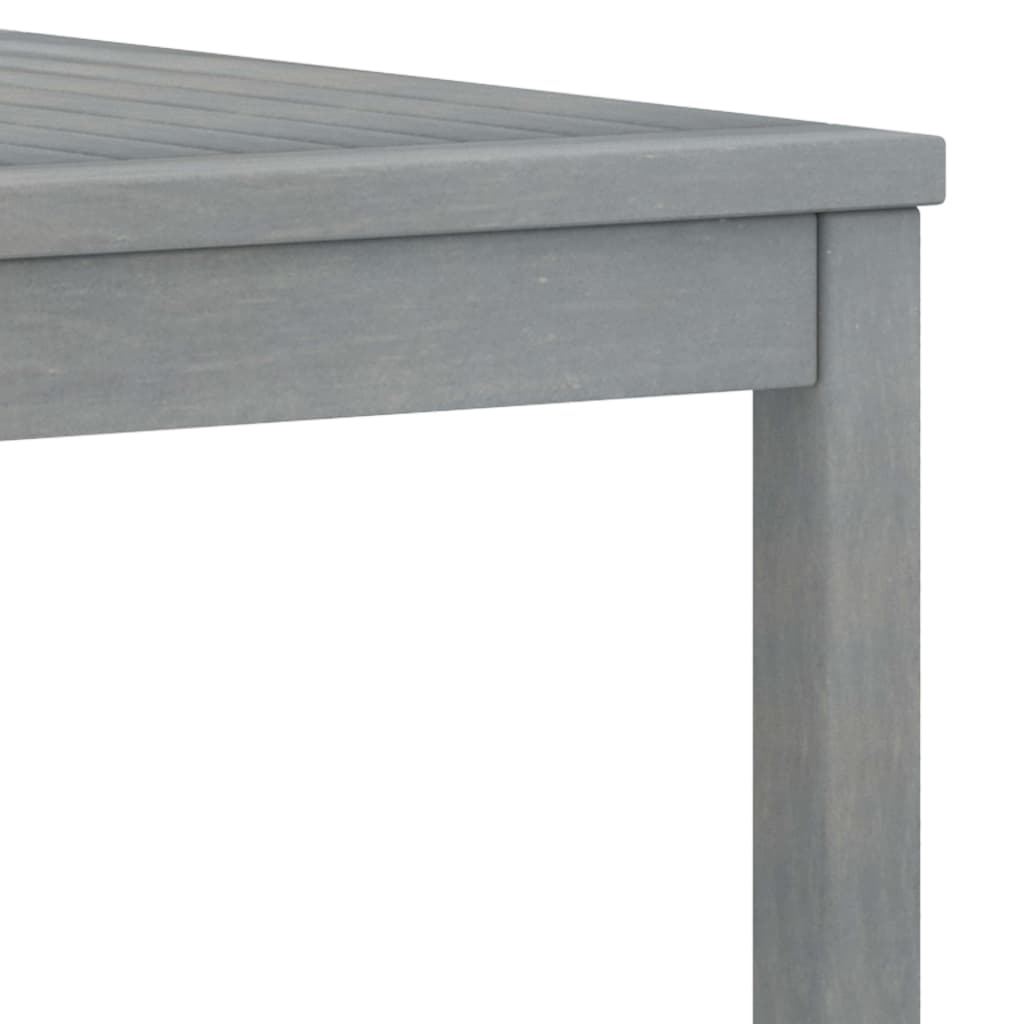 Salontafel 100x50x33 cm massief acaciahout grijs is nu te koop bij PeponiXL, paradijselijk wonen!