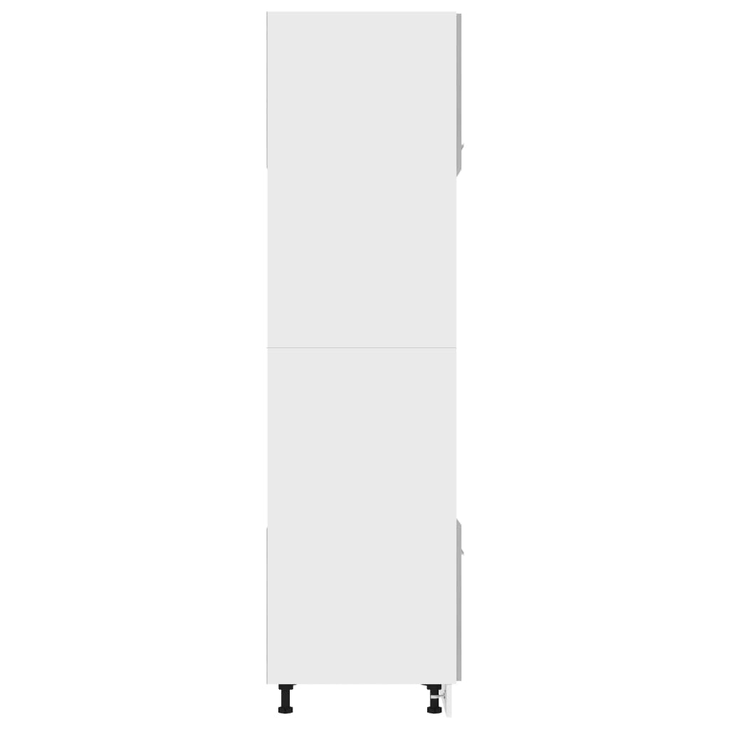 Magnetronkast 60x57x207 cm bewerkt hout betongrijs is nu te koop bij PeponiXL, paradijselijk wonen!