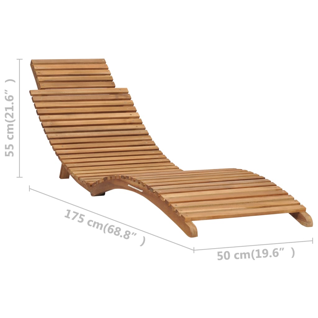 Ligbed met inklapbare tafel massief teakhout is nu te koop bij PeponiXL, paradijselijk wonen!