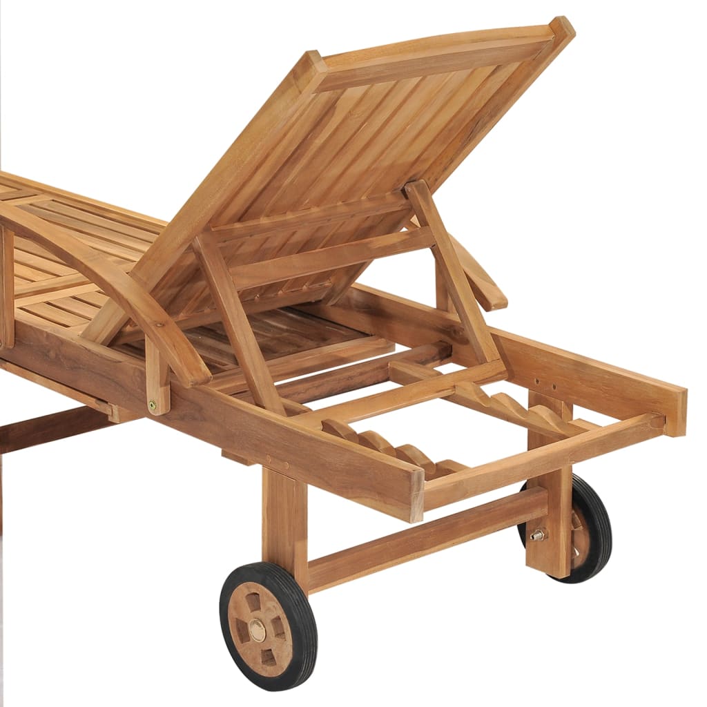 Ligbed massief teakhout is nu te koop bij PeponiXL, paradijselijk wonen!