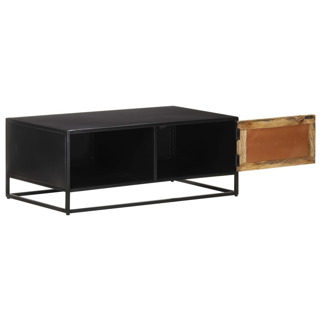 Salontafel 90x50x35 cm ruw mangohout is nu te koop bij PeponiXL, paradijselijk wonen!