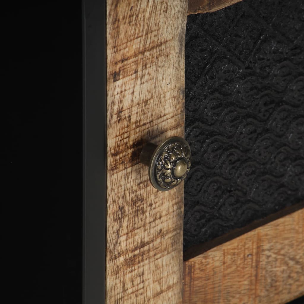 Salontafel 90x50x35 cm ruw mangohout is nu te koop bij PeponiXL, paradijselijk wonen!