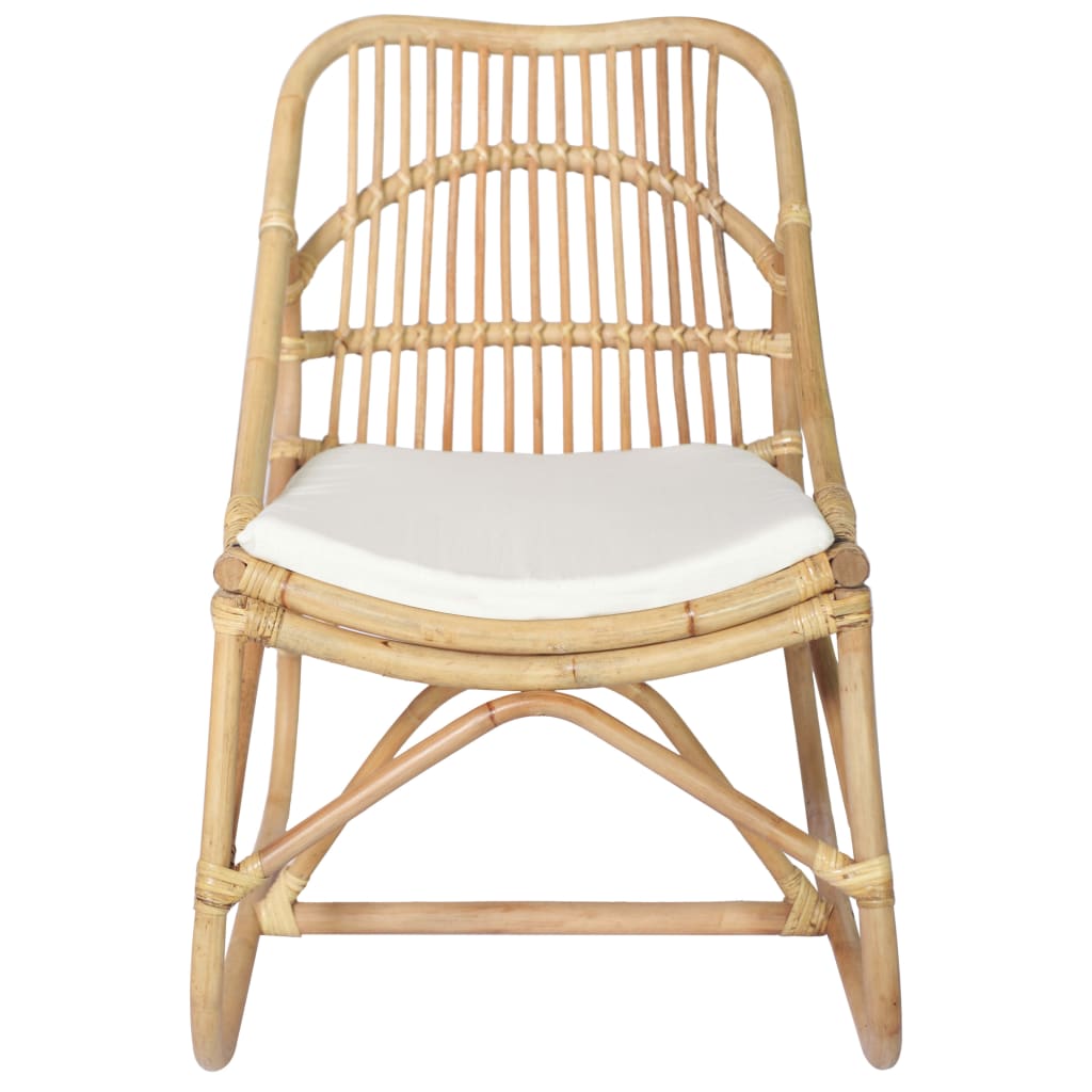 Stoel rattan en linnen is nu te koop bij PeponiXL, paradijselijk wonen!