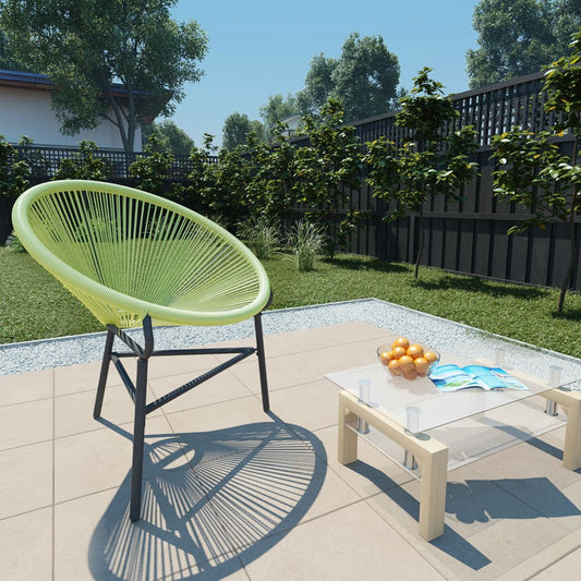 Tuinstoel Acapulco poly rattan groen is nu te koop bij PeponiXL, paradijselijk wonen!