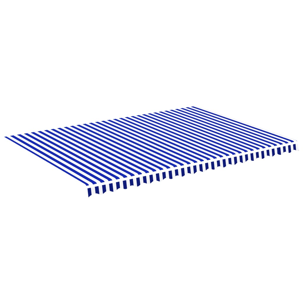 Vervangingsdoek voor luifel 5x3,5 m blauw en wit is nu te koop bij PeponiXL, paradijselijk wonen!