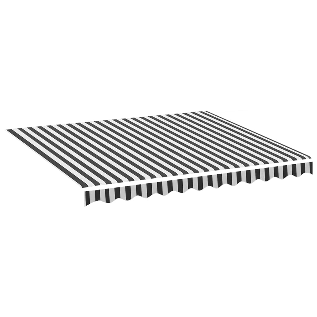 Vervangingsdoek voor luifel 3x2,5 m antracietkleurig en wit is nu te koop bij PeponiXL, paradijselijk wonen!