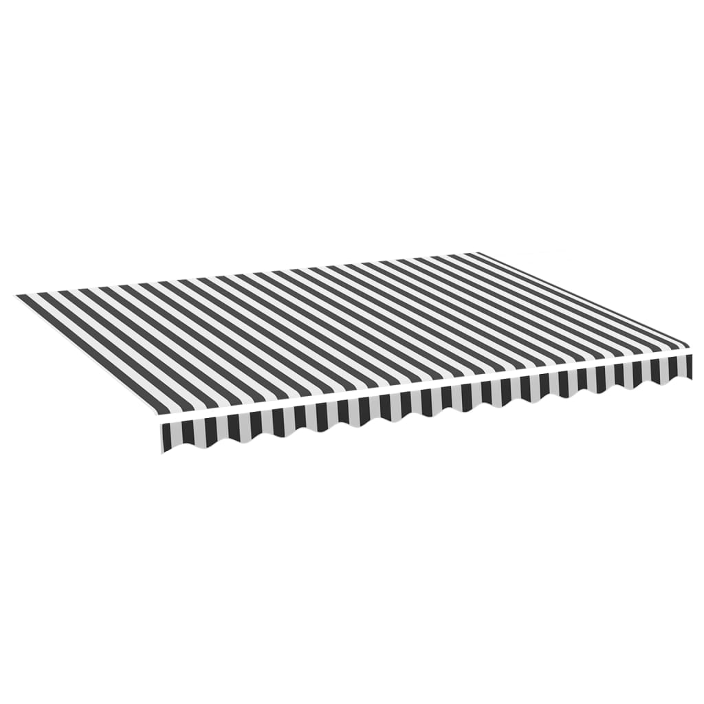 Vervangingsdoek voor luifel 3,5x2,5 m antracietkleurig en wit is nu te koop bij PeponiXL, paradijselijk wonen!