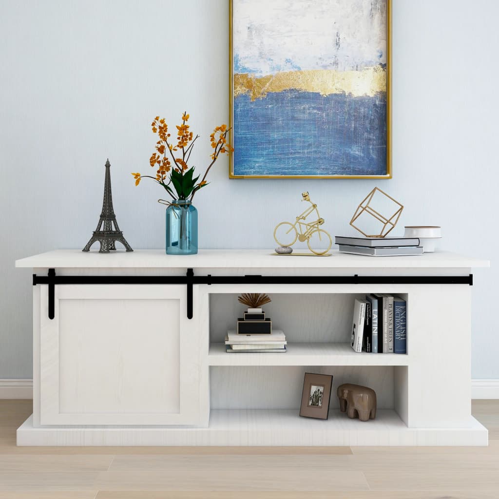 Ophangset voor minischuifdeur 200 cm koolstofstaal is nu te koop bij PeponiXL, paradijselijk wonen!