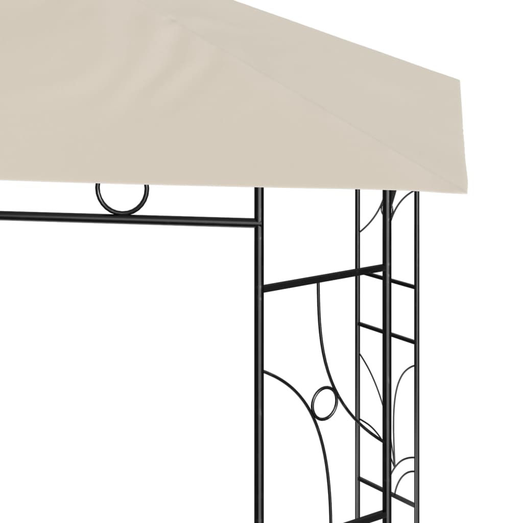 Prieel 160 g/m² 3x3x2,7 m crèmekleurig is nu te koop bij PeponiXL, paradijselijk wonen!
