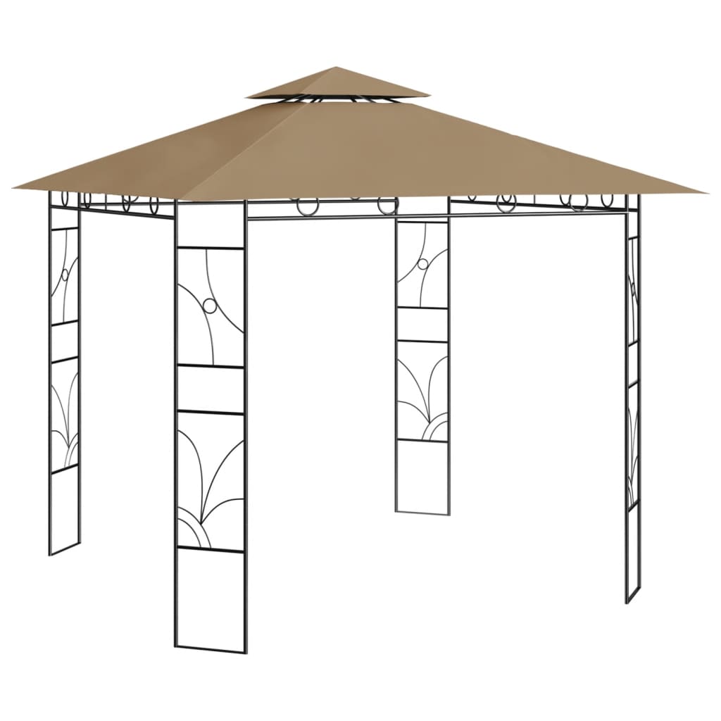 Prieel 160 g/m² 3x3x2,7 m taupe is nu te koop bij PeponiXL, paradijselijk wonen!