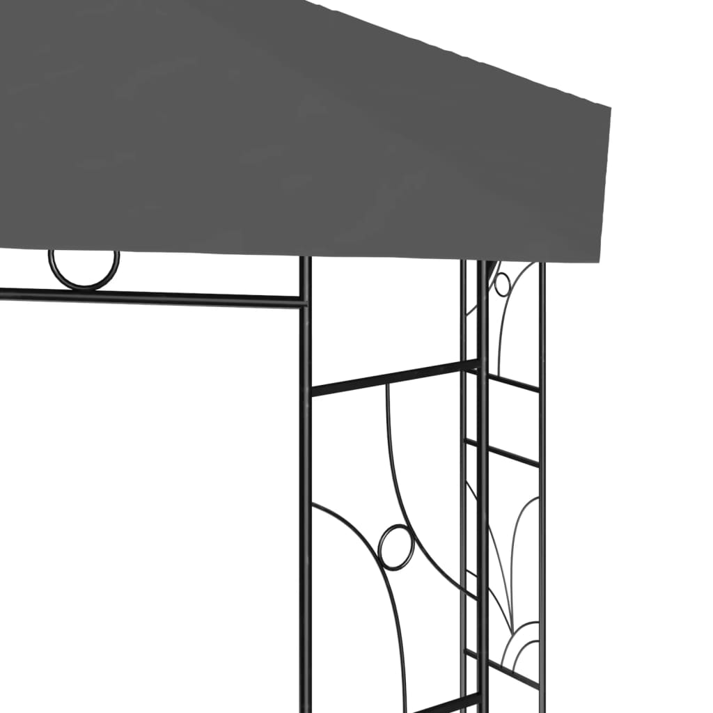 Prieel 160 g/m² 4x3x2,7 m antracietkleurig is nu te koop bij PeponiXL, paradijselijk wonen!