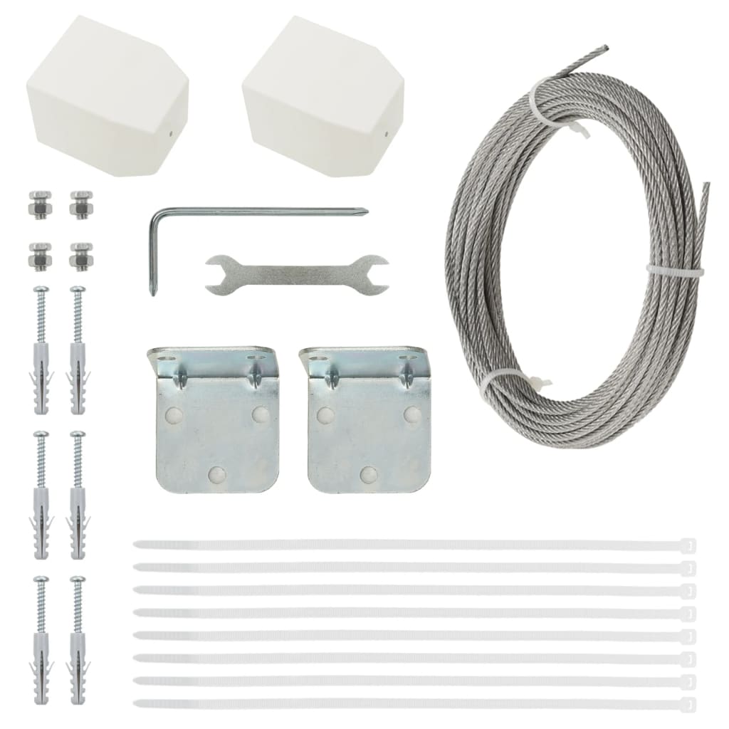 Balkonscherm 140x240 cm oxford stof rood is nu te koop bij PeponiXL, paradijselijk wonen!