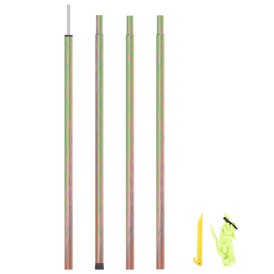 Zonneschermpalen 200 cm gegalvaniseerd staal is nu te koop bij PeponiXL, paradijselijk wonen!