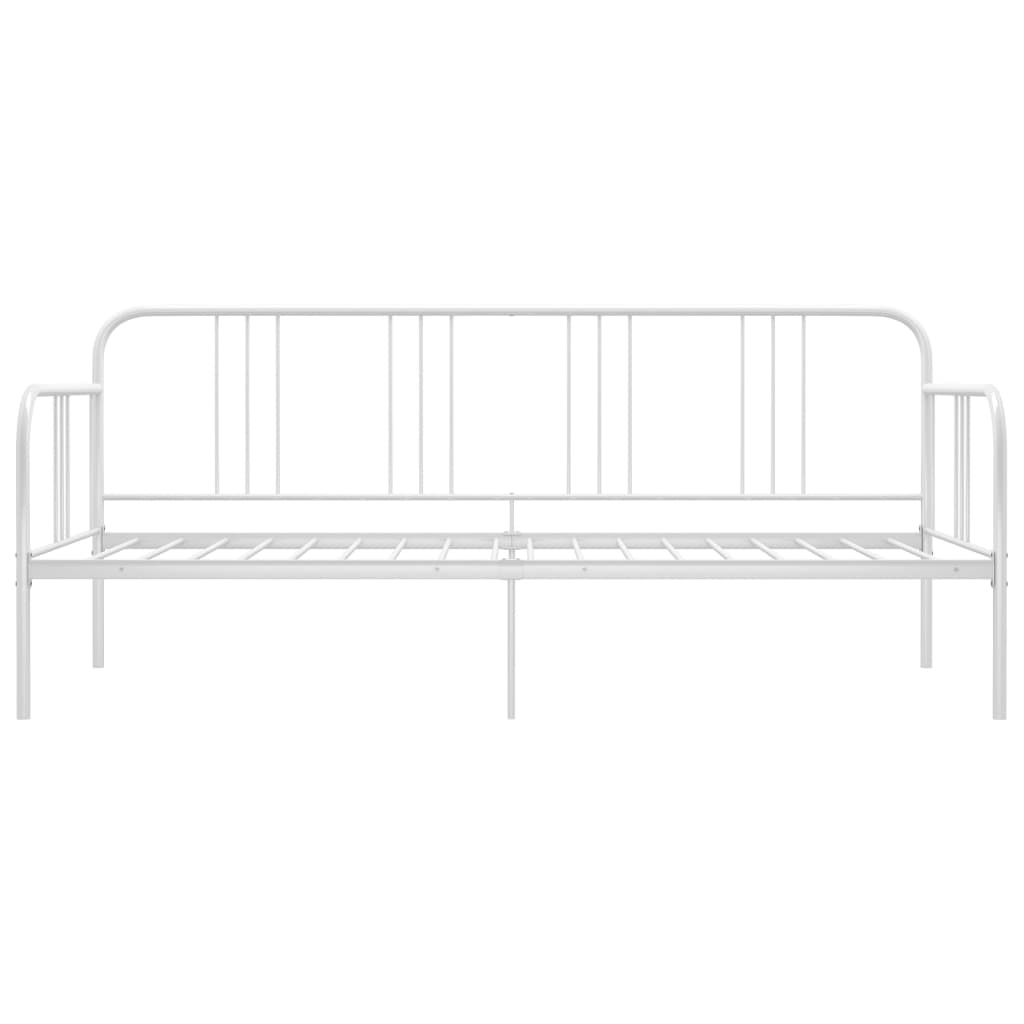 Slaapbank metaal wit 90x200 cm is nu te koop bij PeponiXL, paradijselijk wonen!