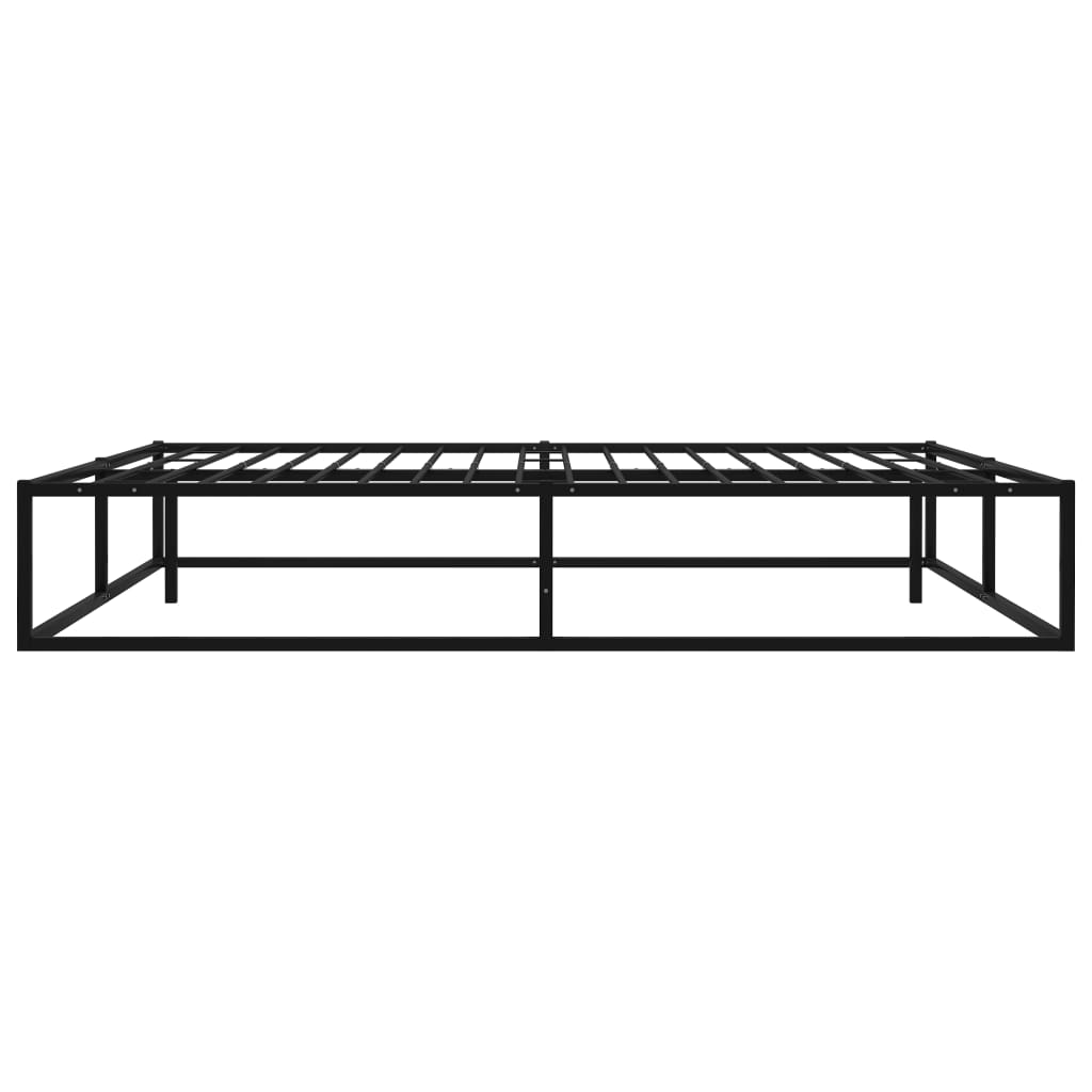 Bedframe metaal zwart 140x200 cm is nu te koop bij PeponiXL, paradijselijk wonen!