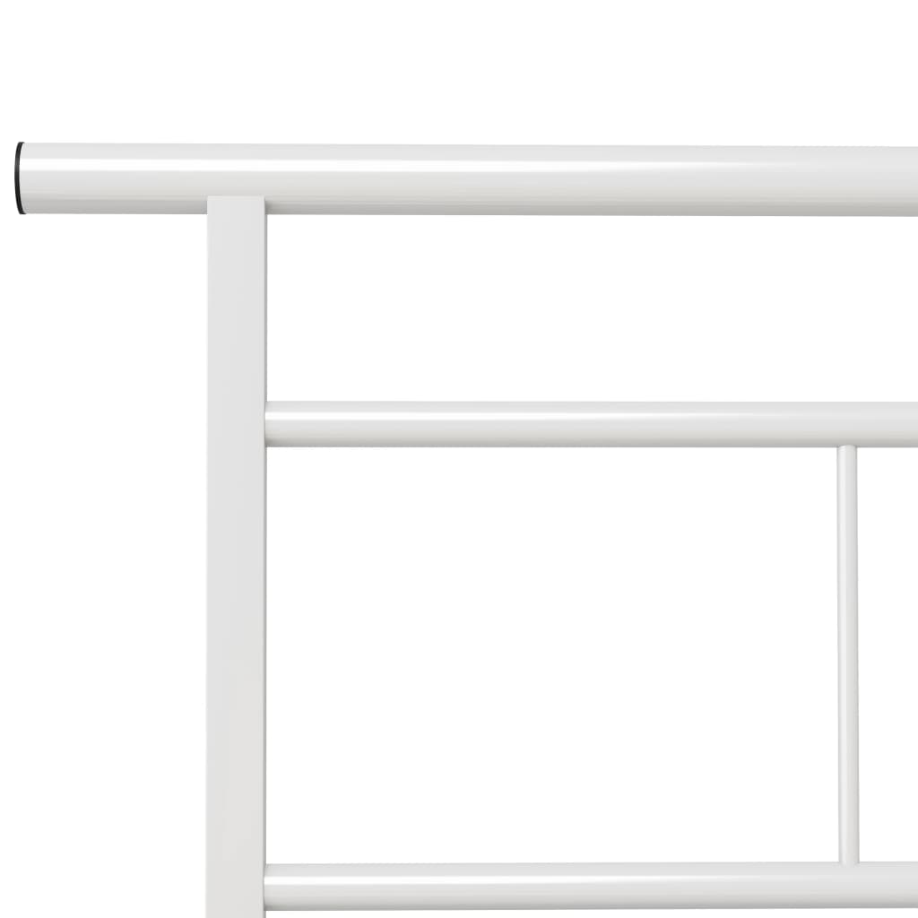 Bedframe metaal wit 90x200 cm is nu te koop bij PeponiXL, paradijselijk wonen!