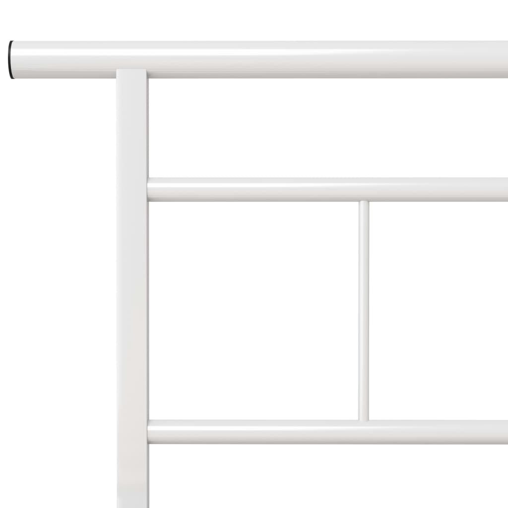 Bedframe metaal wit 100x200 cm is nu te koop bij PeponiXL, paradijselijk wonen!