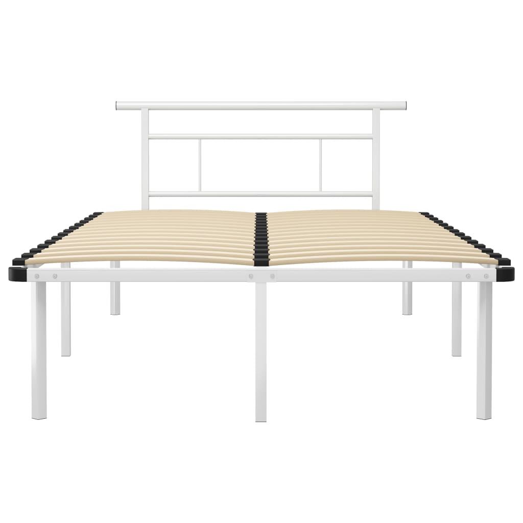 Bedframe metaal wit 120x200 cm is nu te koop bij PeponiXL, paradijselijk wonen!