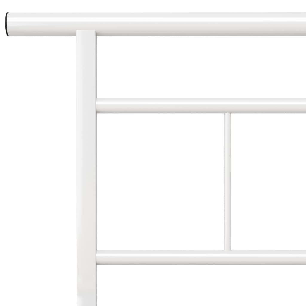 Bedframe metaal wit 200x200 cm is nu te koop bij PeponiXL, paradijselijk wonen!