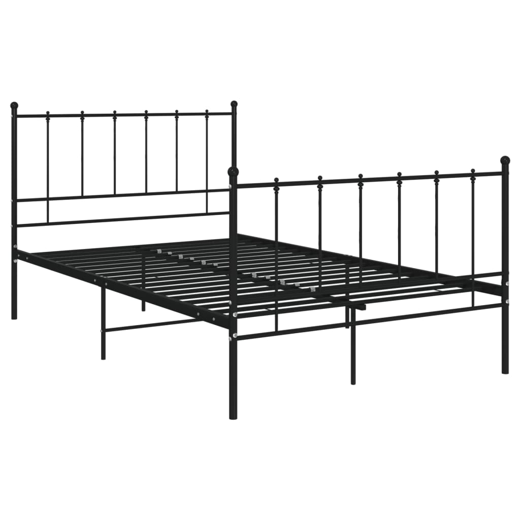 Bedframe metaal zwart 120x200 cm is nu te koop bij PeponiXL, paradijselijk wonen!