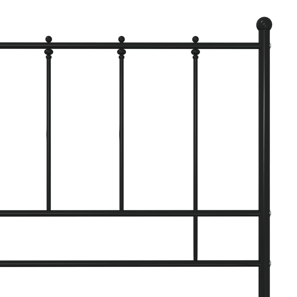 Bedframe metaal zwart 120x200 cm is nu te koop bij PeponiXL, paradijselijk wonen!