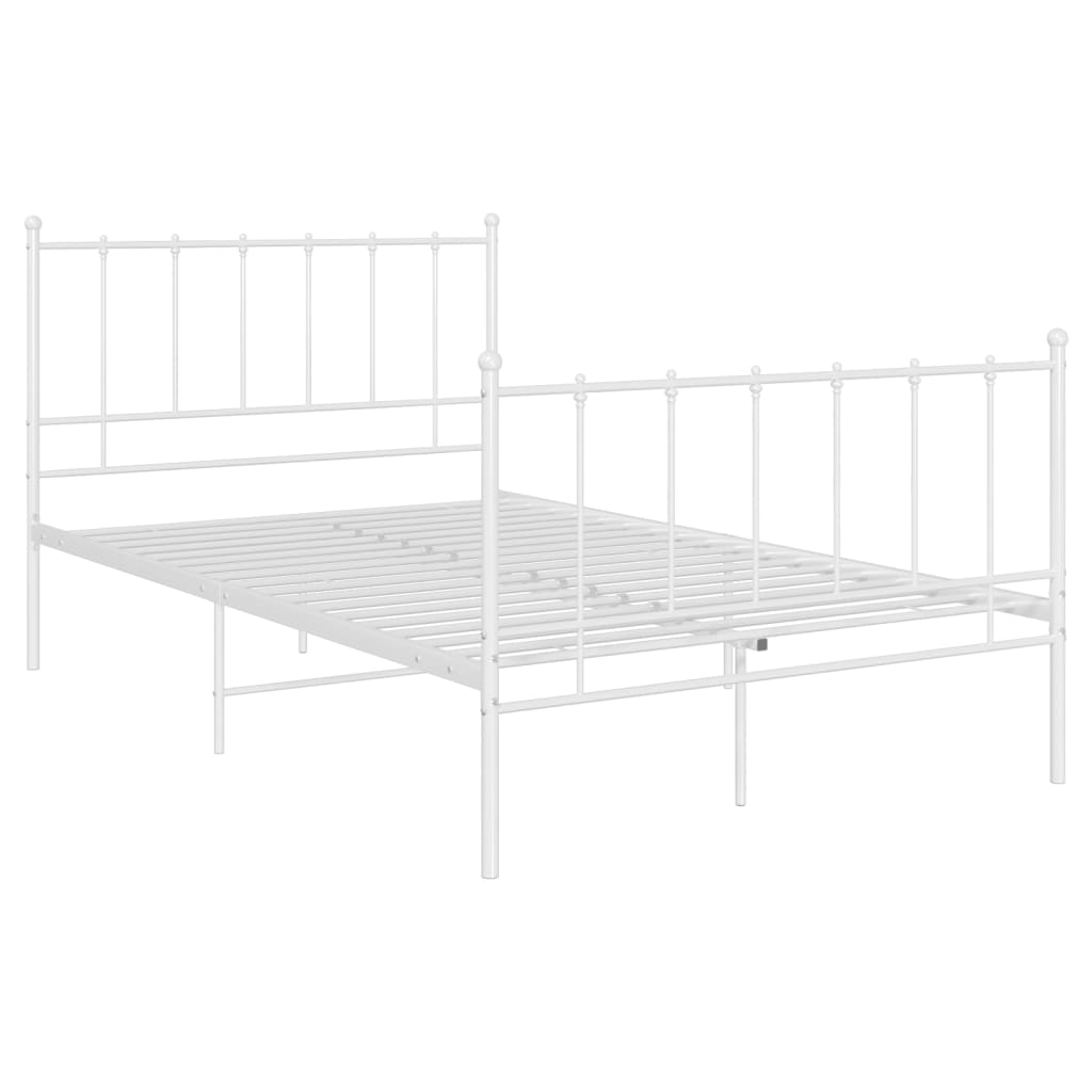 Bedframe metaal wit 120x200 cm is nu te koop bij PeponiXL, paradijselijk wonen!