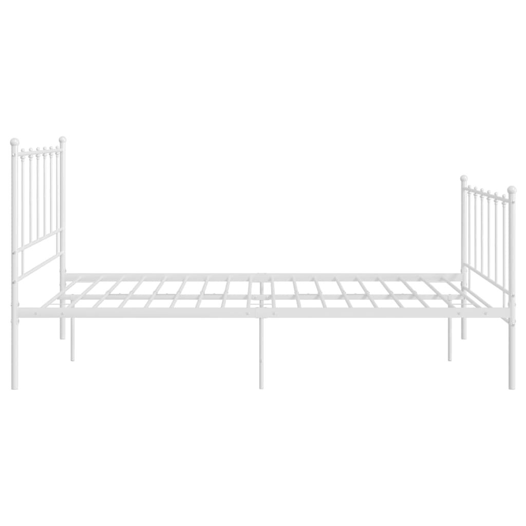 Bedframe metaal wit 120x200 cm is nu te koop bij PeponiXL, paradijselijk wonen!