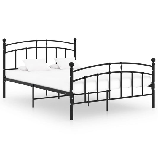 Bedframe metaal zwart 200x200 cm is nu te koop bij PeponiXL, paradijselijk wonen!