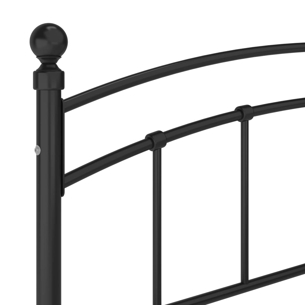 Bedframe metaal zwart 200x200 cm is nu te koop bij PeponiXL, paradijselijk wonen!