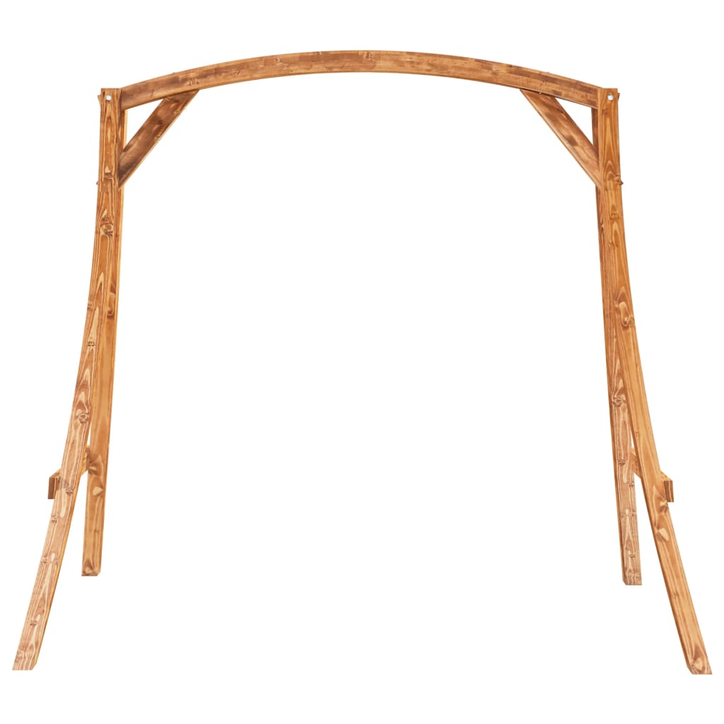 Schommelframe massief gebogen hout met teakafwerking is nu te koop bij PeponiXL, paradijselijk wonen!