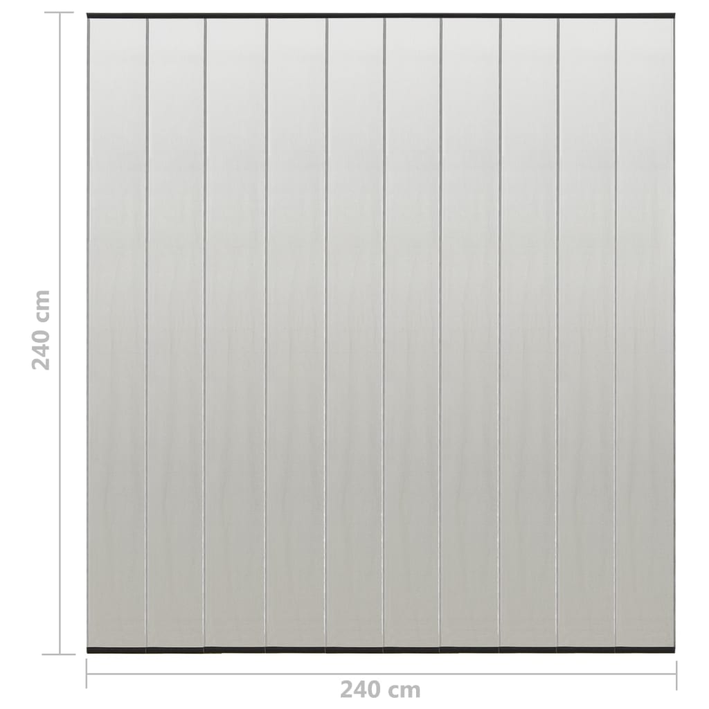 Vliegengordijn 10-delig 240x240 cm mesh zwart is nu te koop bij PeponiXL, paradijselijk wonen!