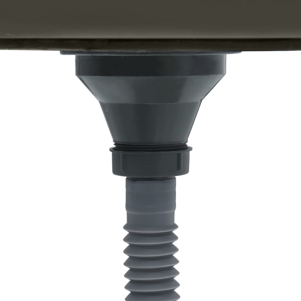 Gootsteen handgemaakt roestvrij staal zwart is nu te koop bij PeponiXL, paradijselijk wonen!