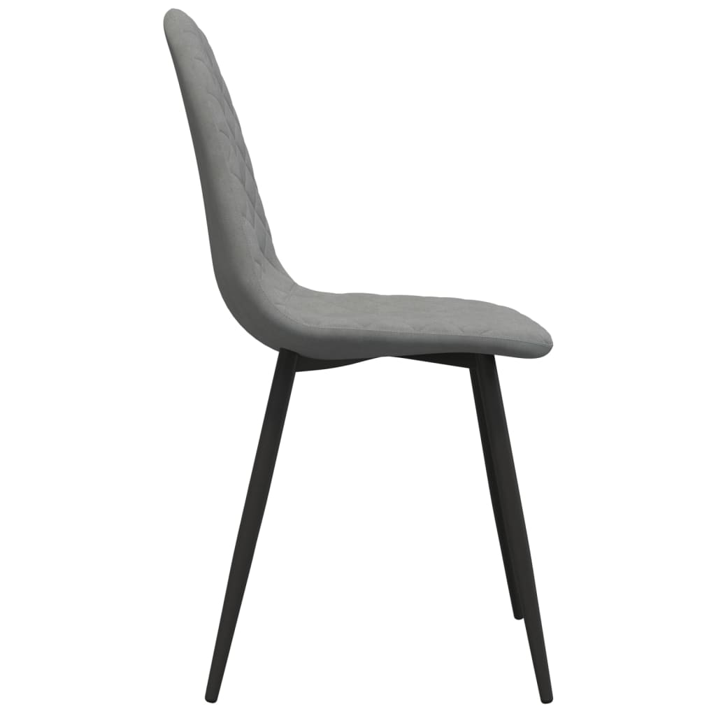 Eetkamerstoelen 2 st fluweel lichtgrijs is nu te koop bij PeponiXL, paradijselijk wonen!