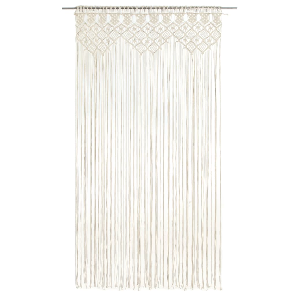 Gordijn macramé 140x240 cm katoen is nu te koop bij PeponiXL, paradijselijk wonen!