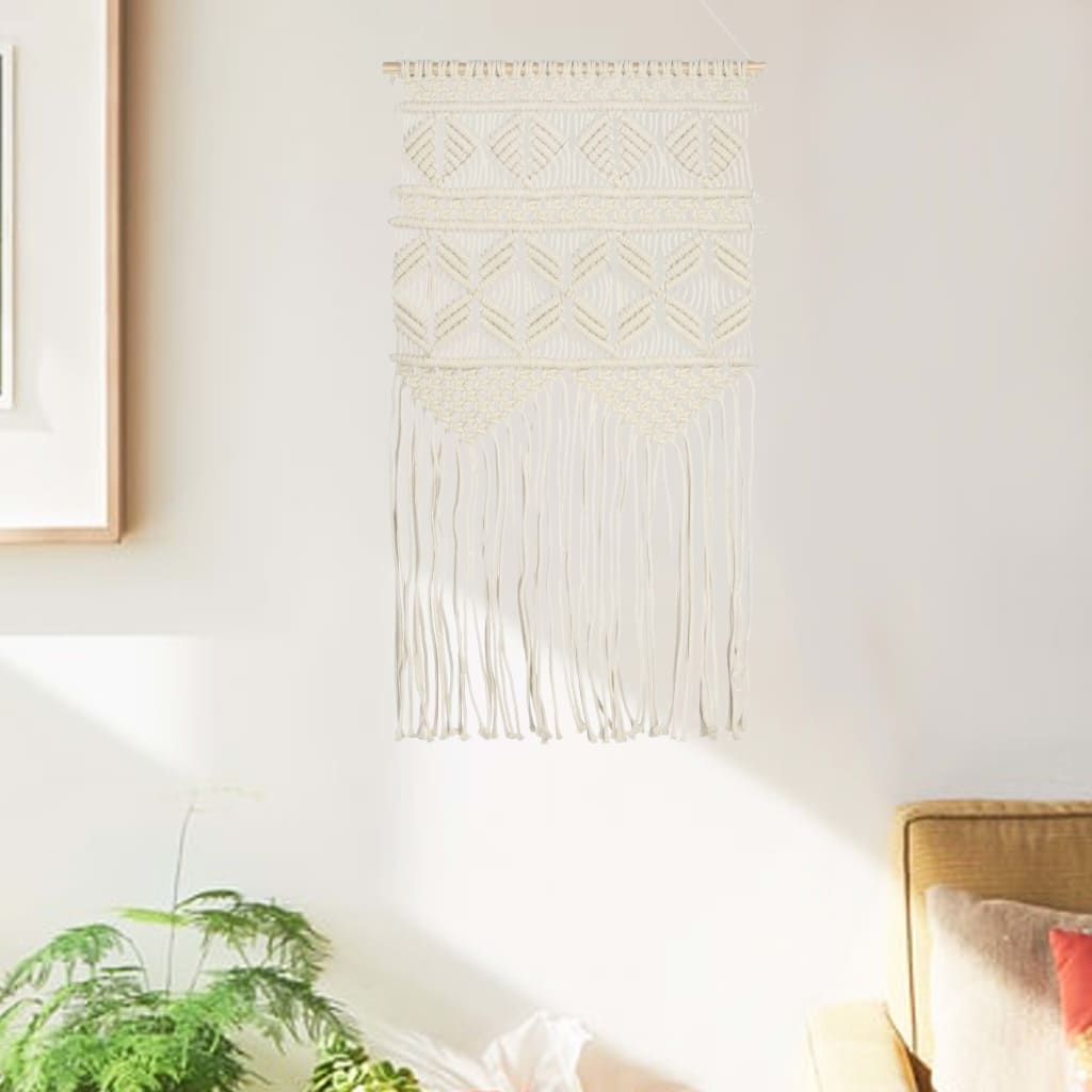 Wandhanger macramé 40x80 cm katoen is nu te koop bij PeponiXL, paradijselijk wonen!