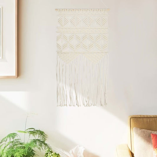 Wandhanger macramé 40x80 cm katoen is nu te koop bij PeponiXL, paradijselijk wonen!