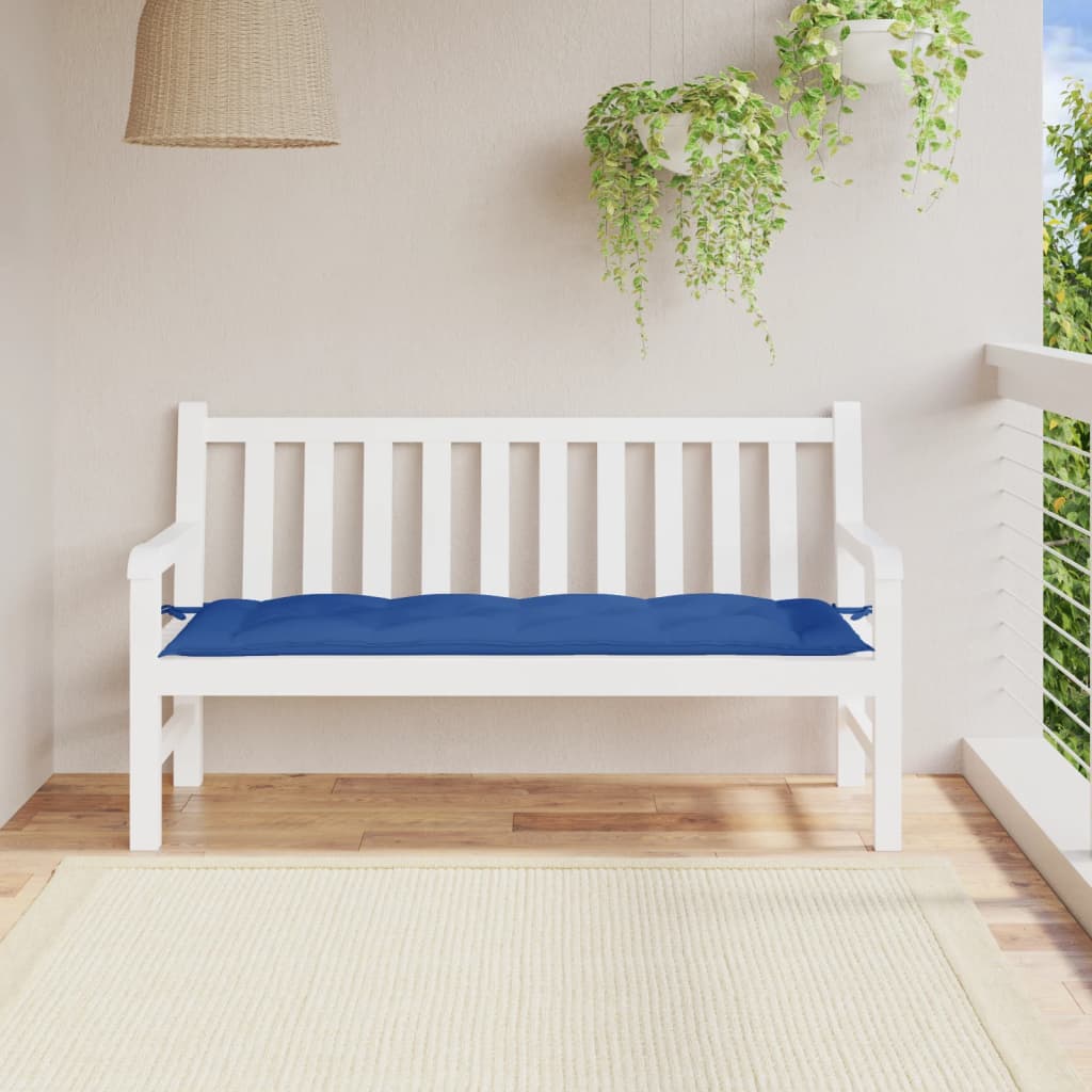 Tuinbankkussen 150x50x7 cm oxford stof blauw is nu te koop bij PeponiXL, paradijselijk wonen!